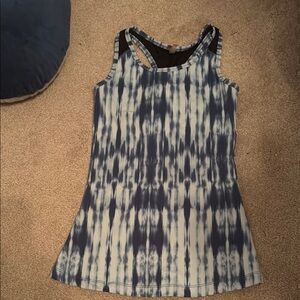 Stylish Blue and White Kids Dress